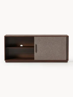 Westwing Collection Aparador de madera con frente tapizado Wisp