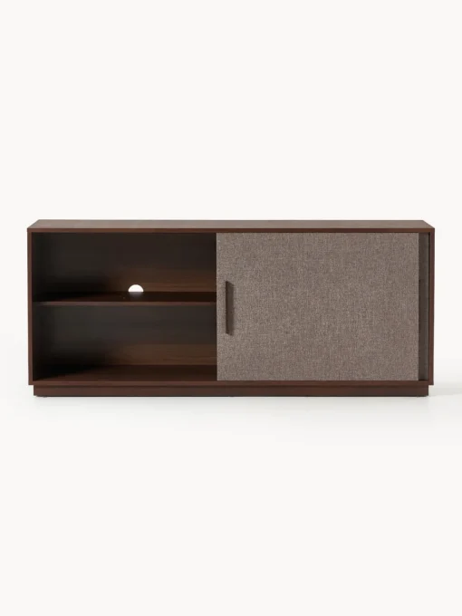Westwing Collection Aparador de madera con frente tapizado Wisp