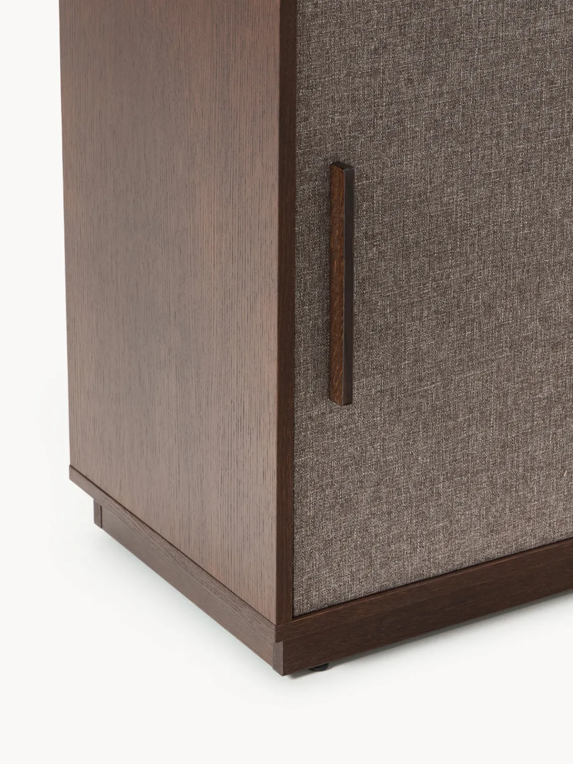 Westwing Collection Aparador de madera con frente tapizado Wisp