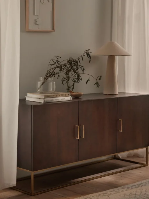 Westwing Collection Aparador de madera de mango Lyle