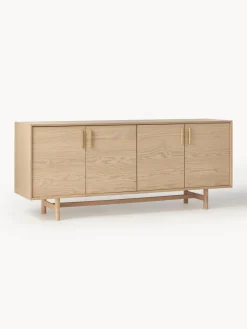 Westwing Collection Aparador de madera de roble Diana