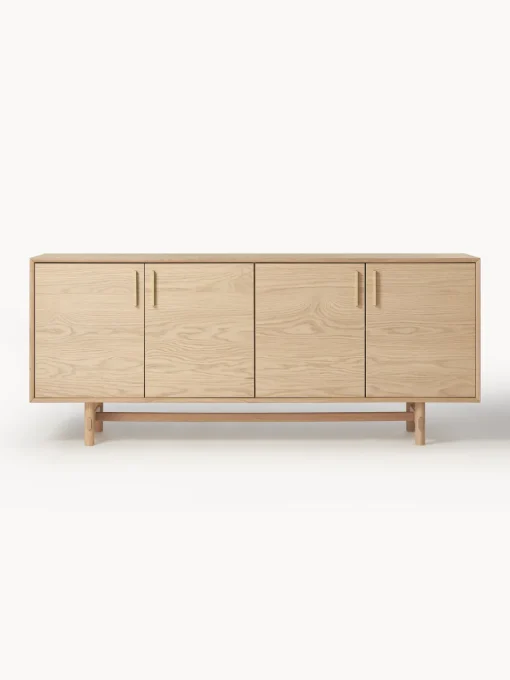 Westwing Collection Aparador de madera de roble Diana