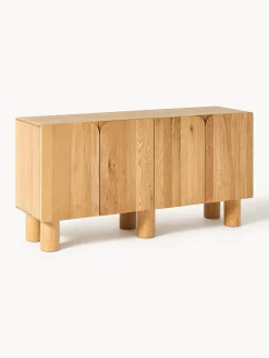 Westwing Collection Aparador de madera de roble Cadi