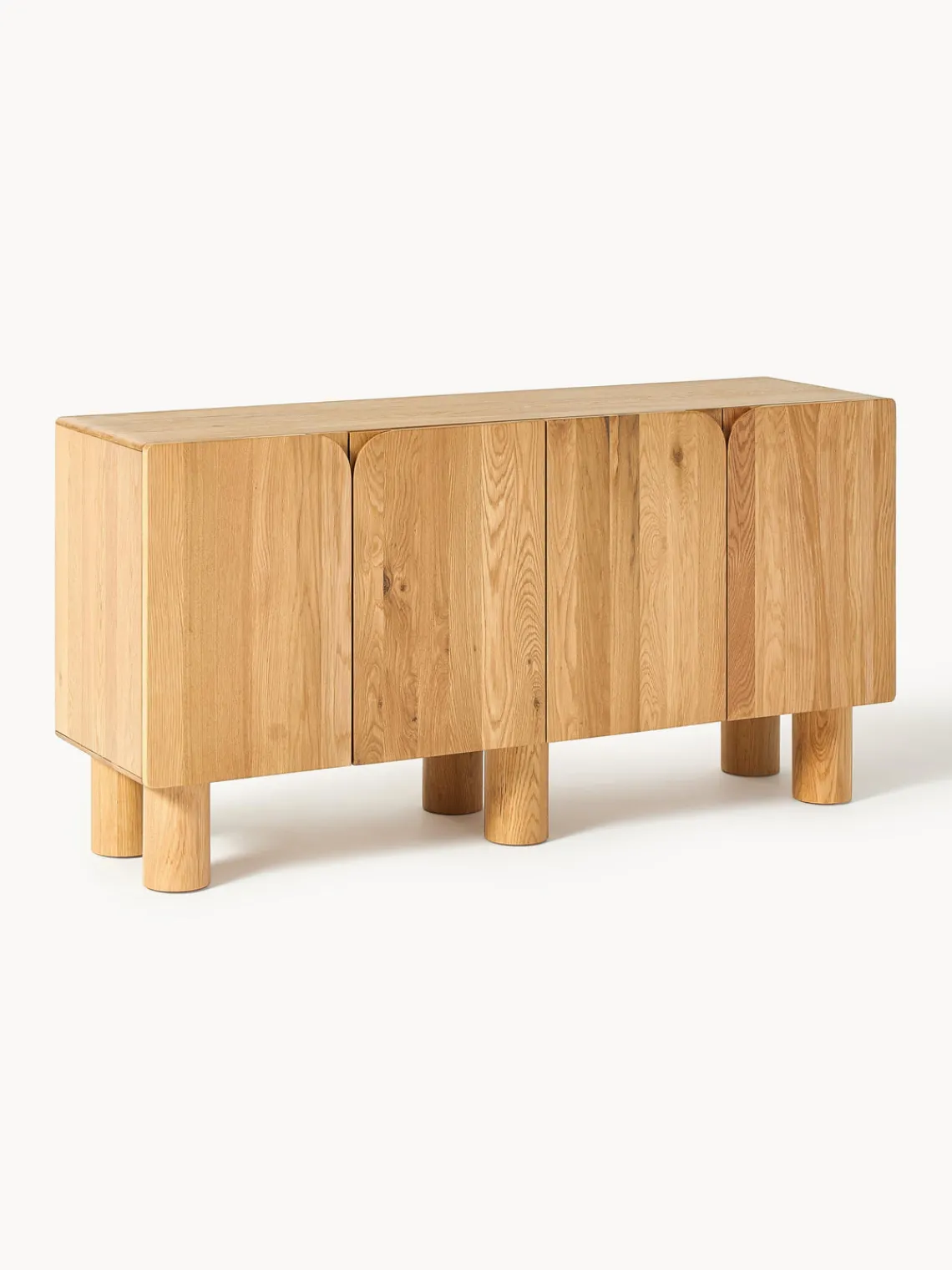Westwing Collection Aparador de madera de roble Cadi