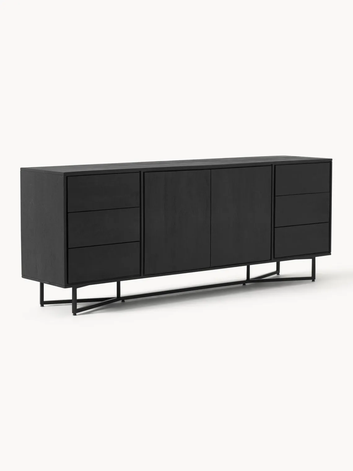 Westwing Collection Aparador grande de madera de mango Luca