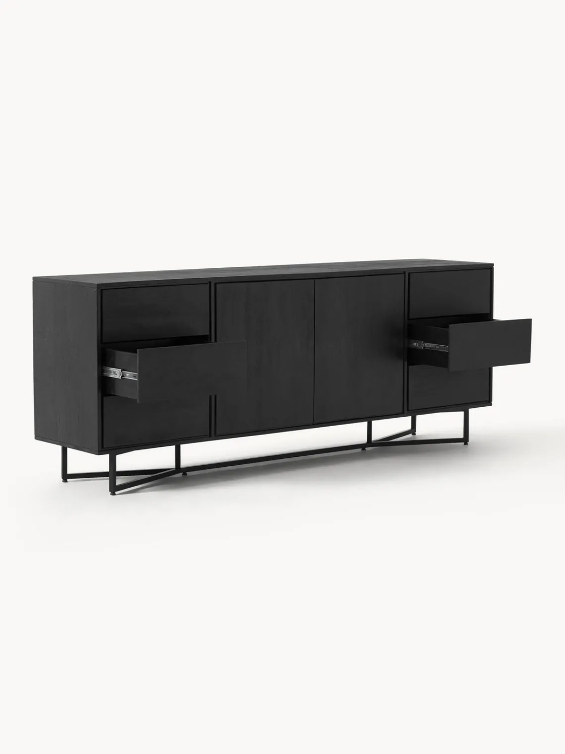 Westwing Collection Aparador grande de madera de mango Luca