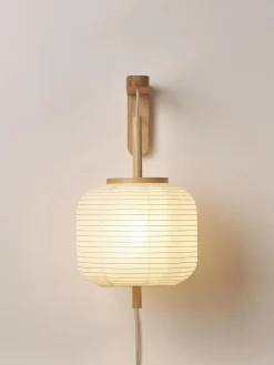 Westwing Collection Aplique de papel de arroz de diseño Misaki^ Apliques|Lámparas De Techo