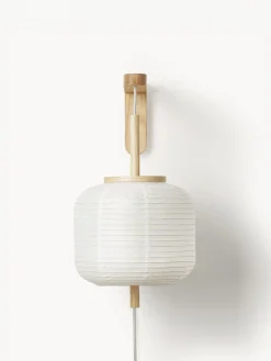 Westwing Collection Aplique de papel de arroz de diseño Misaki^ Apliques|Lámparas De Techo