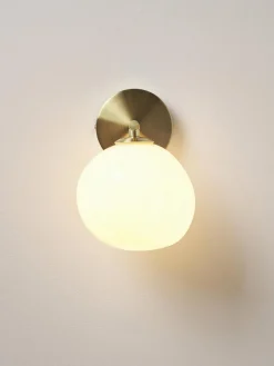 Westwing Collection Aplique de vidrio opalino Josie