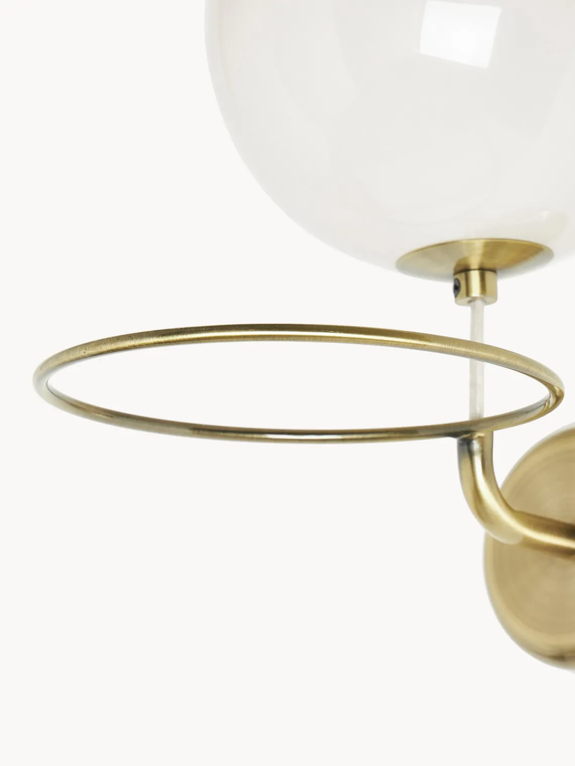 Westwing Collection Aplique esferico de vidrio Carey