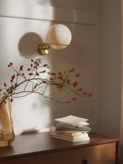 Westwing Collection Aplique esferico de vidrio Carey