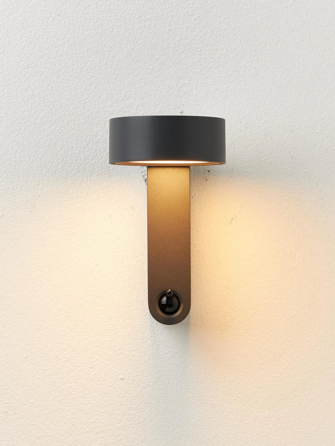 Martinelli Luce Aplique pequeño LED Toggle, pantalla orientable