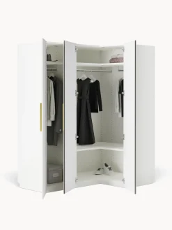 Westwing Collection Armario esquinero modular Simone, 3 puertas (165 cm), variantes diferentes^ Armarios Esquineros|Armarios Modulares