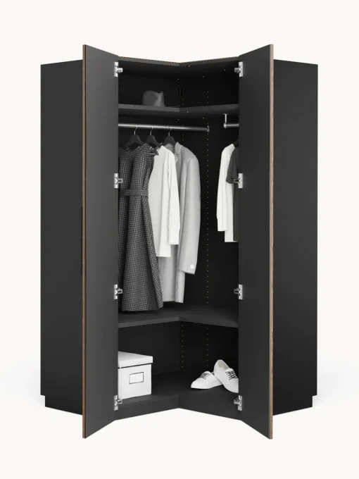 Westwing Collection Armario esquinero modular Simone, 2 puertas (115 cm)^ Armarios Esquineros|Armarios Modulares