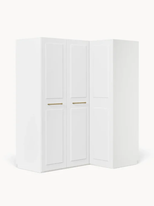 Westwing Collection Armario esquinero modular Charlotte, 3 puertas (165 cm), diferentes variantes