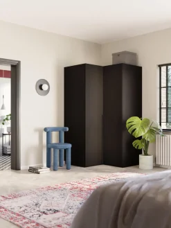 Westwing Collection Armario esquinero modular Leon, 2 puertas (115 cm)