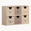 Niños Bloomingville Mini Armario infantil de madera de pino Calle