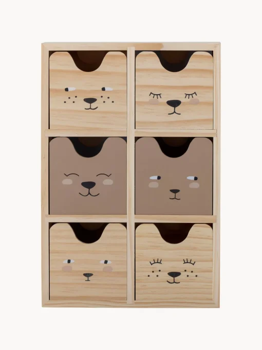 Niños Bloomingville Mini Armario infantil de madera de pino Calle