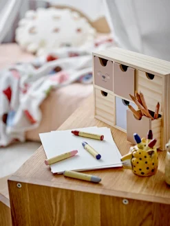Niños Bloomingville Mini Armario infantil de madera de pino Calle