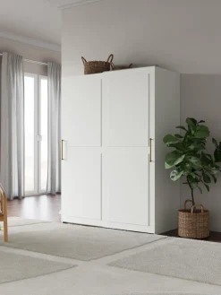 Westwing Collection Armario modular Charlotte, 2 puertas correderas (150 cm), diferentes variantes^ Armarios Modulares|Armarios Con Puerta Corredera