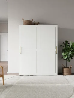 Westwing Collection Armario modular Charlotte, 2 puertas correderas (150 cm), diferentes variantes^ Armarios Modulares|Armarios Con Puerta Corredera