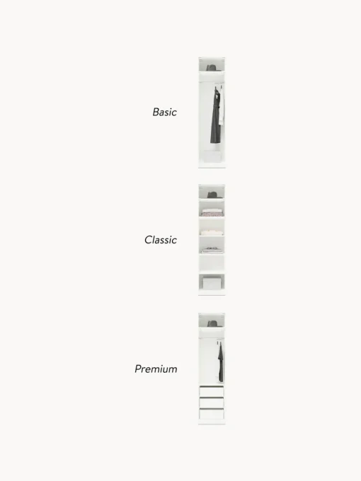 Westwing Collection Armario modular Charlotte, An 50 cm, variantes diferentes