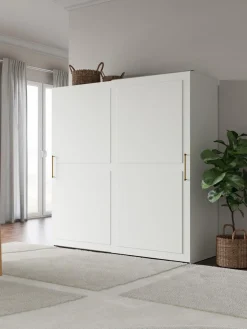 Westwing Collection Armario modular con puertas correderas Charlotte, 200 cm, variantes diferentes