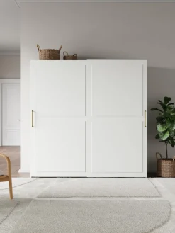 Westwing Collection Armario modular con puertas correderas Charlotte, 200 cm, variantes diferentes