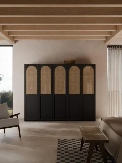 Westwing Collection Armario modular Jeanne, 4 puertas (250 cm), diferentes opciones
