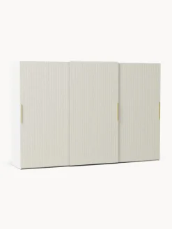 Westwing Collection Armario modular Simone, 3 puertas correderas (300 cm), diferentes variantes^ Armarios Con Puerta Corredera|Armarios Modulares