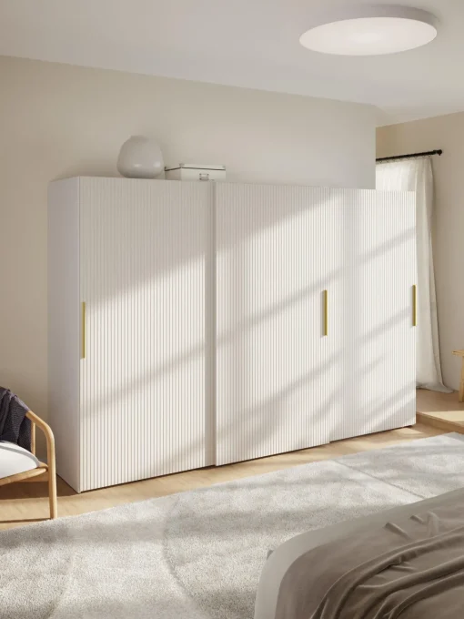 Westwing Collection Armario modular Simone, 3 puertas correderas (300 cm), diferentes variantes^ Armarios Con Puerta Corredera|Armarios Modulares