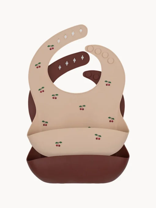 Konges Slojd Baberos de silicona Bib, 2 uds.^Niños Manteles Individuales Y Baberos|Decoración Infantil