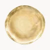 Bitossi Home Bajoplato de porcelana artesanal con borde irregular dorado Edge^ Vajillas Completas|Menaje De Mesa