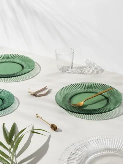 Westwing Collection Bajoplatos con relieve Effie, 2 uds.^ Cuencos Y Platos De Servir|Vajillas Completas