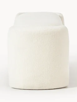 Westwing Collection Banco de borreguillo con espacio de almacenamiento Benji