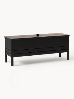Form & Refine Banco de madera de roble con espacio de almacenaje A Line^ Bancos|Bancos