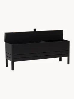 Form & Refine Banco de madera de roble con espacio de almacenaje A Line^ Bancos|Bancos