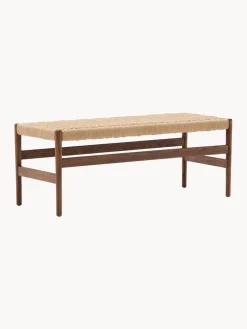 Banco de madera de roble Zaide