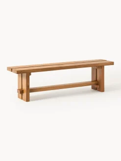Westwing Collection Banco de madera de teca Hugo, tamaños diferentes^ Bancos|Bancos
