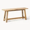 Westwing Collection Banco de madera de teca Lawas^ Bancos|Bancos
