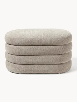 Westwing Collection Banco pequeño tapizado con espacio de almacenamiento Alto