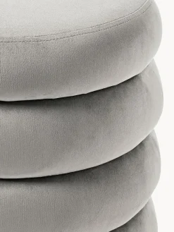 Westwing Collection Banco pequeño tapizado en terciopelo con espacio de almacenamiento Alto