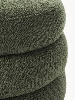 Westwing Collection Banco tapizado en tejido bouclé Alto