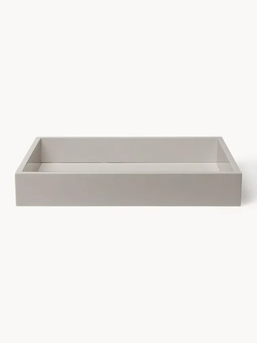 Westwing Collection Bandeja brillante Hayley, 33 cm^ Jarrones|Bandejas Decorativas
