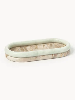 Westwing Collection Bandeja decorativa de mármol Maba^ Jarrones|Bandejas Decorativas