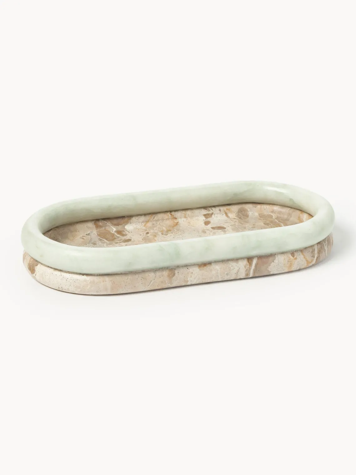 Westwing Collection Bandeja decorativa de mármol Maba^ Jarrones|Bandejas Decorativas