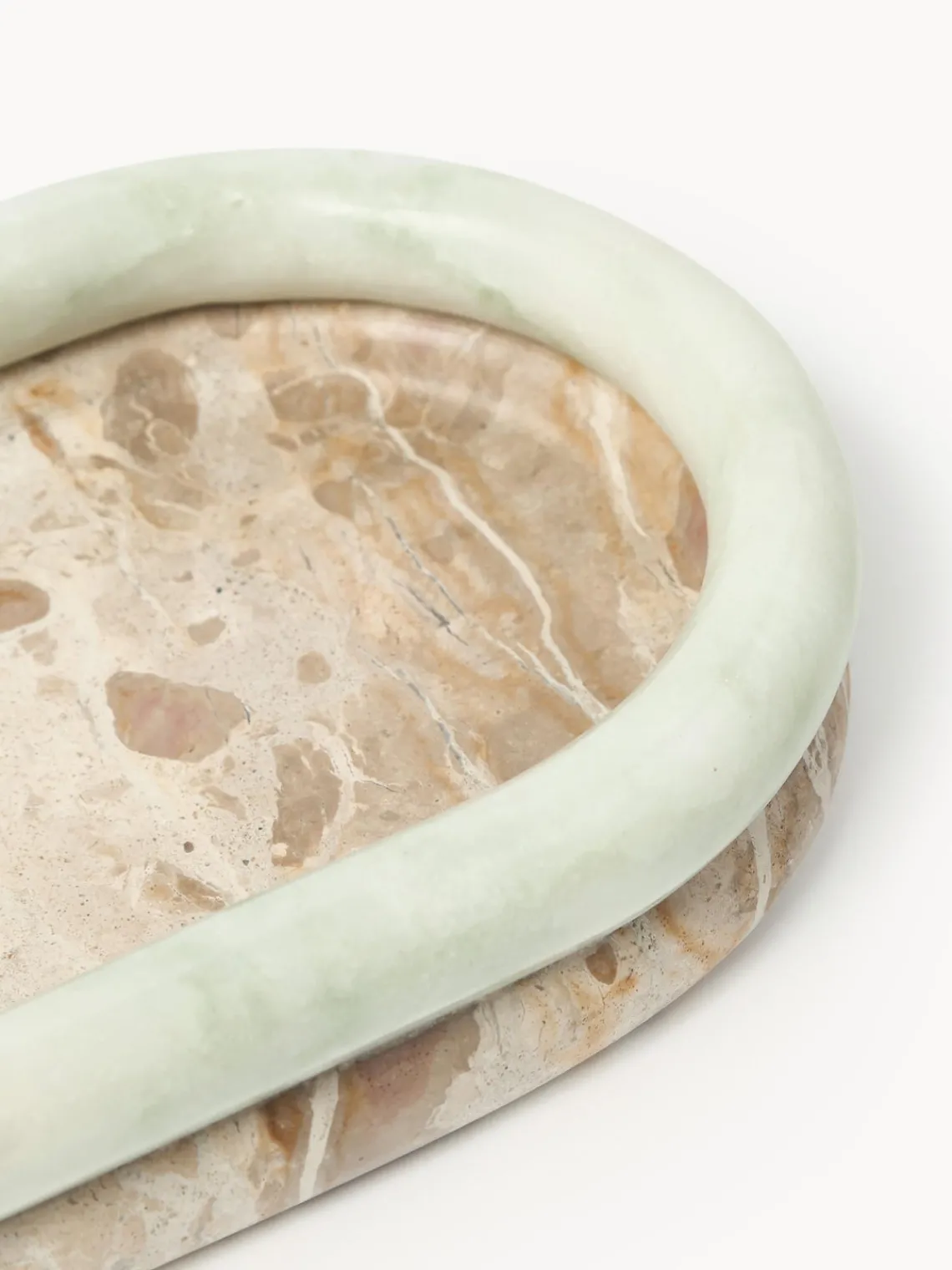 Westwing Collection Bandeja decorativa de mármol Maba^ Jarrones|Bandejas Decorativas