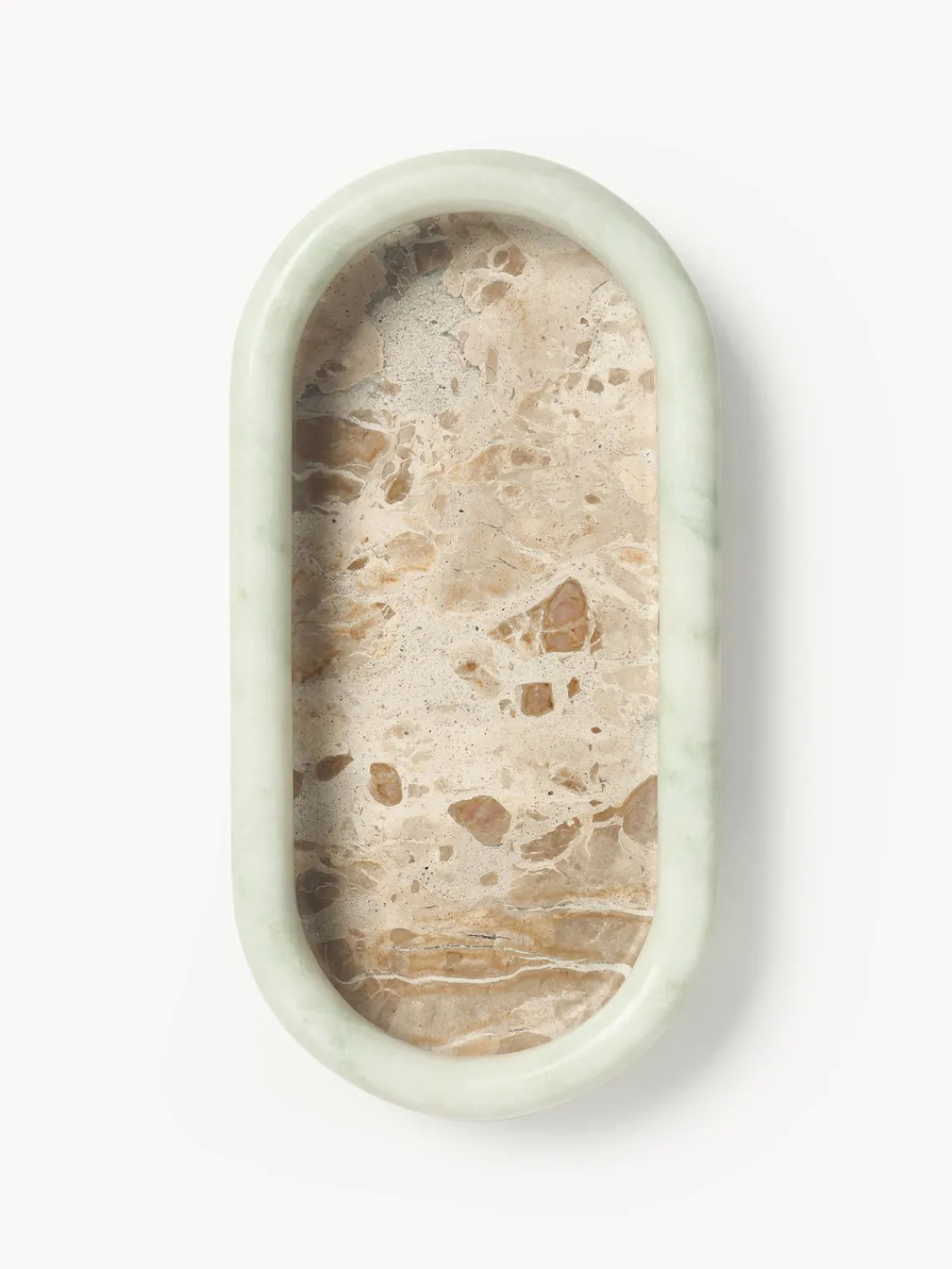 Westwing Collection Bandeja decorativa de mármol Maba^ Jarrones|Bandejas Decorativas