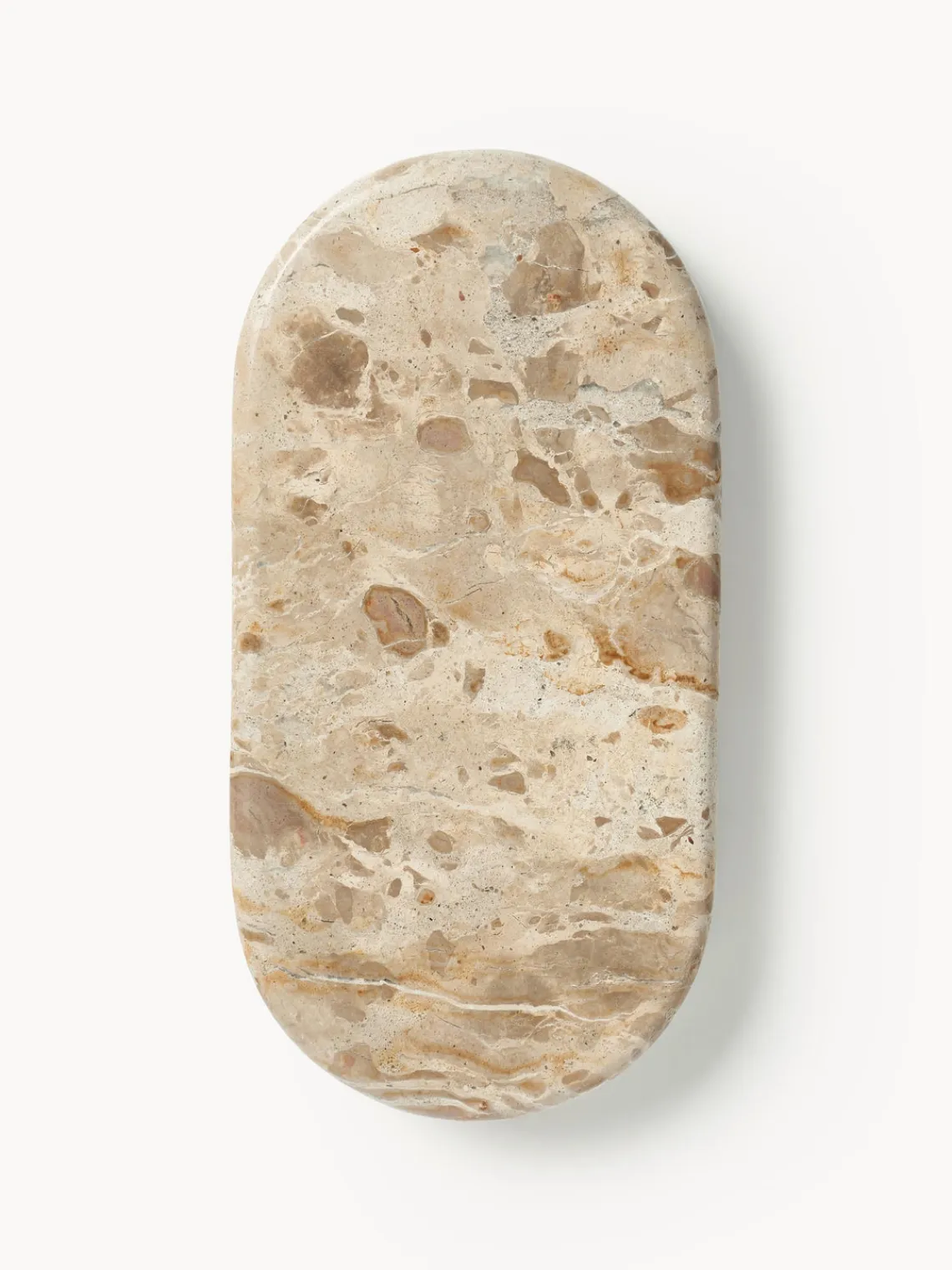 Westwing Collection Bandeja decorativa de mármol Maba^ Jarrones|Bandejas Decorativas