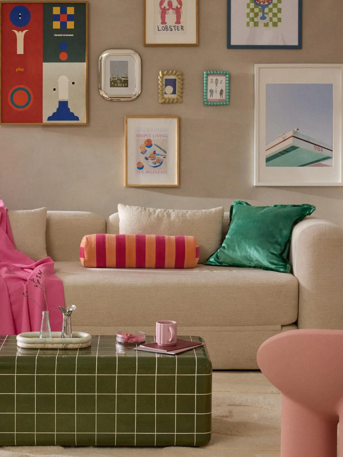 Westwing Collection Bandeja decorativa de mármol Maba^ Jarrones|Bandejas Decorativas